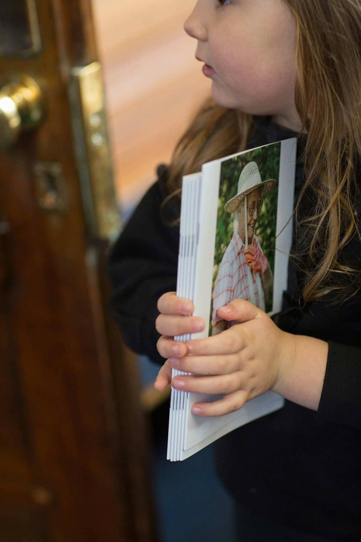 Young Girl With Service Sheet